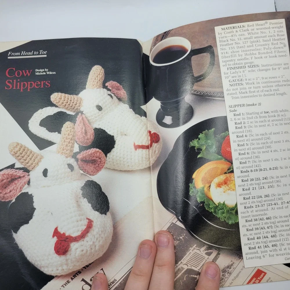 Annies Crochet Newsletter September October‎ 1990 No 47 Vintage Patterns